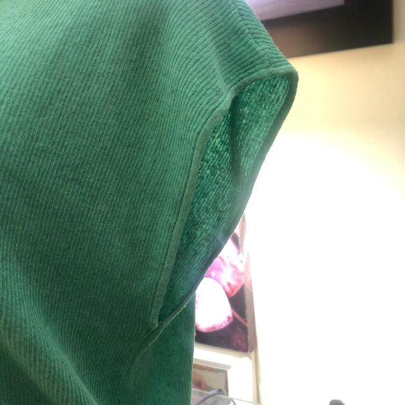 POLES MAISON MONTAGUT blouse aqua green sz Small S Viscose Linen Stretch - Picture 5 of 10